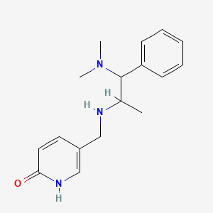 5-[[[1-(dimethylamino)-1-phenylpropan-2-yl]amino]methyl]-1H-pyridin-2-one