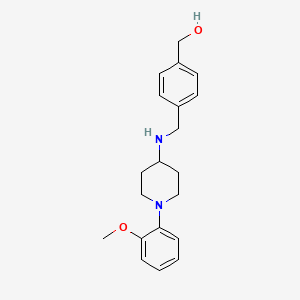 [4-[[[1-(2-Methoxyphenyl)piperidin-4-yl]amino]methyl]phenyl]methanol