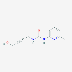 1-(4-Hydroxybut-2-ynyl)-3-(6-methylpyridin-2-yl)urea