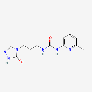 1-(6-methylpyridin-2-yl)-3-[3-(5-oxo-1H-1,2,4-triazol-4-yl)propyl]urea