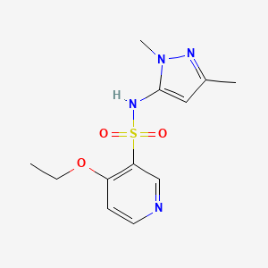 N-(2,5-dimethylpyrazol-3-yl)-4-ethoxypyridine-3-sulfonamide