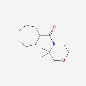 Cycloheptyl-(3,3-dimethylmorpholin-4-yl)methanone