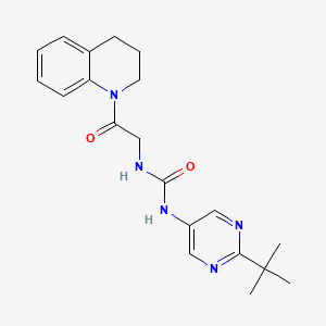 1-(2-tert-butylpyrimidin-5-yl)-3-[2-(3,4-dihydro-2H-quinolin-1-yl)-2-oxoethyl]urea