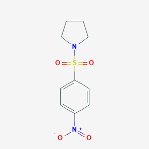 molecular formula C10H12N2O4S B067519 1-[(4-硝基苯基)磺酰基]吡咯烷 CAS No. 175278-37-2