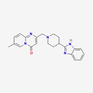 2-[[4-(1H-benzimidazol-2-yl)piperidin-1-yl]methyl]-7-methylpyrido[1,2-a]pyrimidin-4-one