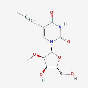 molecular formula C13H16N2O6 B067525 5-(1-Propynyl)-2'-o-methyluridine CAS No. 179817-95-9