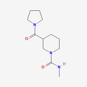 N-methyl-3-(pyrrolidine-1-carbonyl)piperidine-1-carboxamide