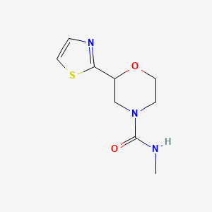 N-methyl-2-(1,3-thiazol-2-yl)morpholine-4-carboxamide