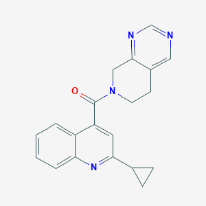 (2-cyclopropylquinolin-4-yl)-(6,8-dihydro-5H-pyrido[3,4-d]pyrimidin-7-yl)methanone