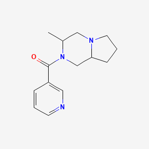 (3-methyl-3,4,6,7,8,8a-hexahydro-1H-pyrrolo[1,2-a]pyrazin-2-yl)-pyridin-3-ylmethanone