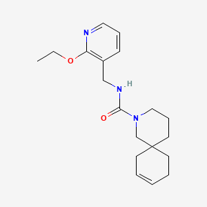 N-[(2-ethoxypyridin-3-yl)methyl]-2-azaspiro[5.5]undec-9-ene-2-carboxamide