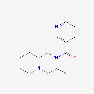 (3-Methyl-1,3,4,6,7,8,9,9a-octahydropyrido[1,2-a]pyrazin-2-yl)-pyridin-3-ylmethanone