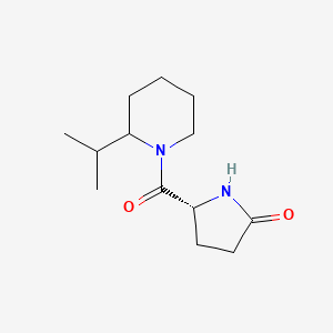 (5R)-5-(2-propan-2-ylpiperidine-1-carbonyl)pyrrolidin-2-one