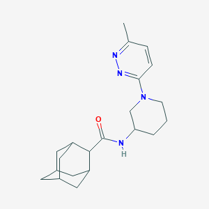 N-[1-(6-methylpyridazin-3-yl)piperidin-3-yl]adamantane-2-carboxamide