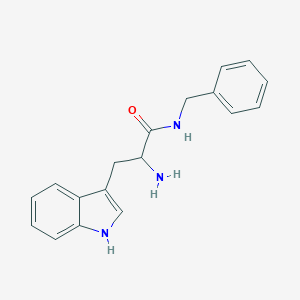 molecular formula C18H19N3O B067531 2-氨基-N-苄基-3-(1H-吲-3-基)-丙酰胺 CAS No. 187085-81-0