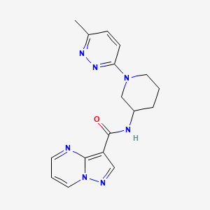 N-[1-(6-methylpyridazin-3-yl)piperidin-3-yl]pyrazolo[1,5-a]pyrimidine-3-carboxamide