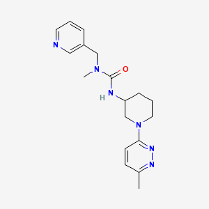 1-Methyl-3-[1-(6-methylpyridazin-3-yl)piperidin-3-yl]-1-(pyridin-3-ylmethyl)urea