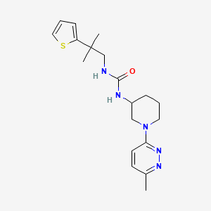 1-[1-(6-Methylpyridazin-3-yl)piperidin-3-yl]-3-(2-methyl-2-thiophen-2-ylpropyl)urea