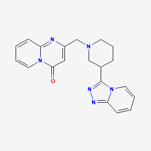 2-[[3-([1,2,4]Triazolo[4,3-a]pyridin-3-yl)piperidin-1-yl]methyl]pyrido[1,2-a]pyrimidin-4-one