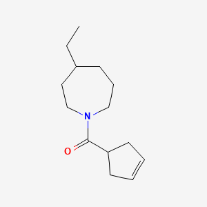 Cyclopent-3-en-1-yl-(4-ethylazepan-1-yl)methanone