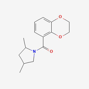 2,3-Dihydro-1,4-benzodioxin-5-yl-(2,4-dimethylpyrrolidin-1-yl)methanone