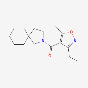 2-Azaspiro[4.5]decan-2-yl-(3-ethyl-5-methyl-1,2-oxazol-4-yl)methanone