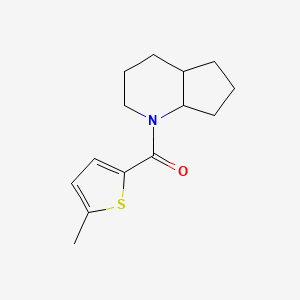 2,3,4,4a,5,6,7,7a-Octahydrocyclopenta[b]pyridin-1-yl-(5-methylthiophen-2-yl)methanone