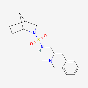 N-[2-(dimethylamino)-3-phenylpropyl]-2-azabicyclo[2.2.1]heptane-2-sulfonamide