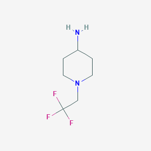B067540 1-(2,2,2-Trifluoroethyl)piperidin-4-amine CAS No. 187217-99-8