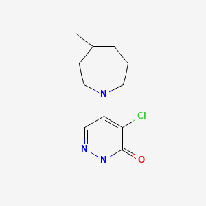 4-Chloro-5-(4,4-dimethylazepan-1-yl)-2-methylpyridazin-3-one