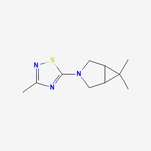 5-(6,6-Dimethyl-3-azabicyclo[3.1.0]hexan-3-yl)-3-methyl-1,2,4-thiadiazole