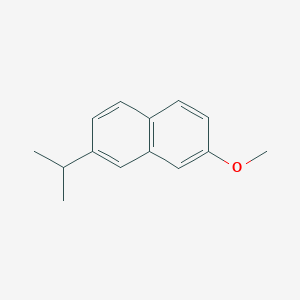 molecular formula C14H16O B067551 2-Isopropyl-7-methoxynaphthalene CAS No. 189366-72-1