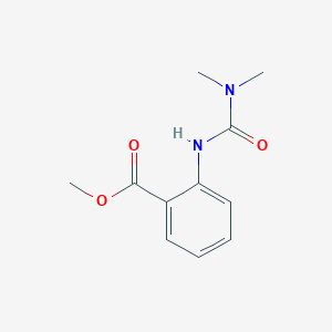 molecular formula C11H14N2O3 B6755385 Methyl 2-(dimethylcarbamoylamino)benzoate 