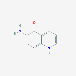 molecular formula C9H8N2O B067556 6-氨基喹啉-5-醇 CAS No. 163672-81-9