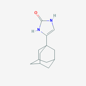 molecular formula C13H18N2O B067588 4-Adamantan-1-YL-1,3-dihydro-imidazol-2-one CAS No. 164221-63-0