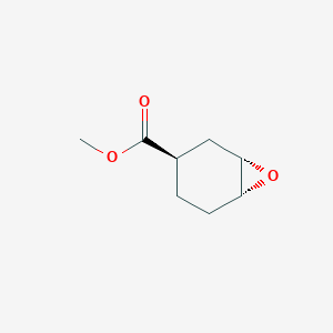 molecular formula C8H12O3 B6761299 rac-methyl (1R,3S,6S)-7-oxabicyclo[4.1.0]heptane-3-carboxylate 