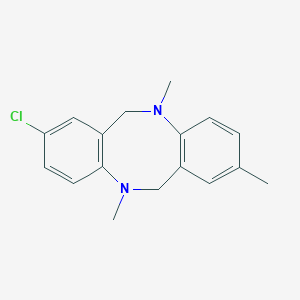 B067618 2-Chloro-5,8,11-trimethyl-6,12-dihydrobenzo[c][1,5]benzodiazocine CAS No. 170303-85-2
