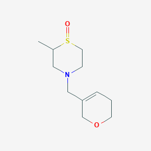 4-(3,6-dihydro-2H-pyran-5-ylmethyl)-2-methyl-1,4-thiazinane 1-oxide