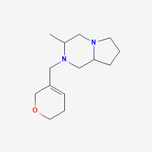 2-(3,6-dihydro-2H-pyran-5-ylmethyl)-3-methyl-3,4,6,7,8,8a-hexahydro-1H-pyrrolo[1,2-a]pyrazine