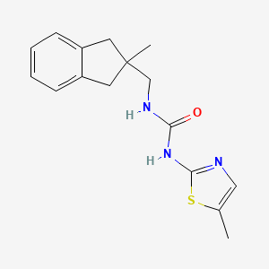 1-[(2-Methyl-1,3-dihydroinden-2-yl)methyl]-3-(5-methyl-1,3-thiazol-2-yl)urea