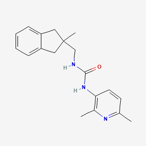 1-(2,6-Dimethylpyridin-3-yl)-3-[(2-methyl-1,3-dihydroinden-2-yl)methyl]urea