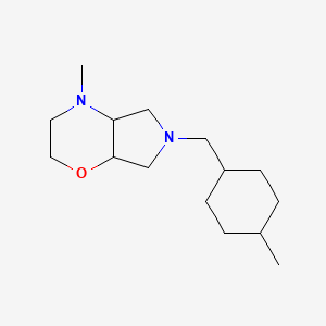 4-Methyl-6-[(4-methylcyclohexyl)methyl]-2,3,4a,5,7,7a-hexahydropyrrolo[3,4-b][1,4]oxazine