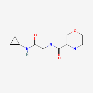 N-[2-(cyclopropylamino)-2-oxoethyl]-N,4-dimethylmorpholine-3-carboxamide