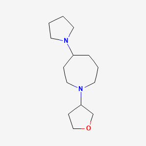 1-(Oxolan-3-yl)-4-pyrrolidin-1-ylazepane