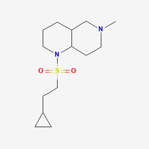 1-(2-Cyclopropylethylsulfonyl)-6-methyl-2,3,4,4a,5,7,8,8a-octahydro-1,6-naphthyridine