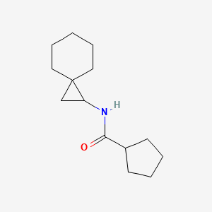 N-spiro[2.5]octan-2-ylcyclopentanecarboxamide