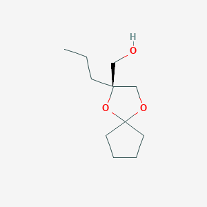 [(3S)-3-propyl-1,4-dioxaspiro[4.4]nonan-3-yl]methanol
