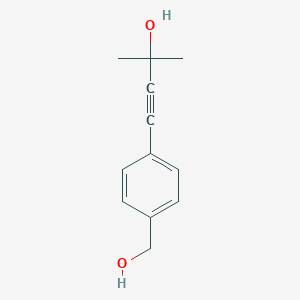 4-[4-(Hydroxymethyl)phenyl]-2-methylbut-3-yn-2-ol