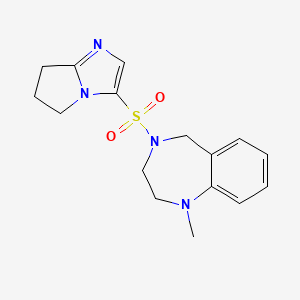 4-(6,7-dihydro-5H-pyrrolo[1,2-a]imidazol-3-ylsulfonyl)-1-methyl-3,5-dihydro-2H-1,4-benzodiazepine