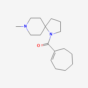 Cyclohepten-1-yl-(8-methyl-1,8-diazaspiro[4.5]decan-1-yl)methanone